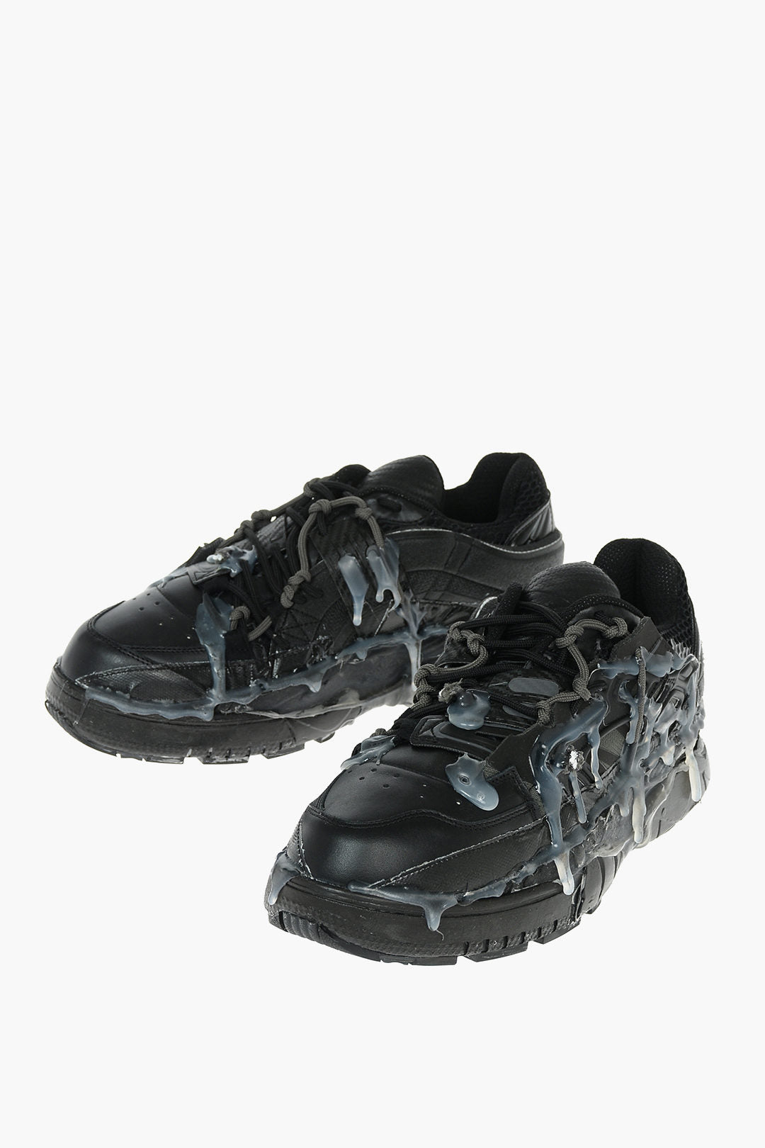 Maison Margiela – MM22 Leather FUSION Low Sneakers – Men – Glamood