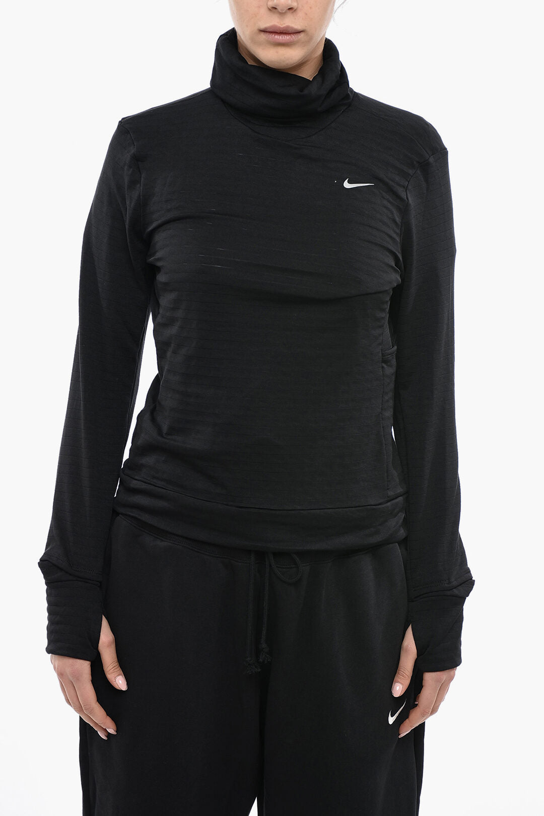 nike turtleneck sweater women's