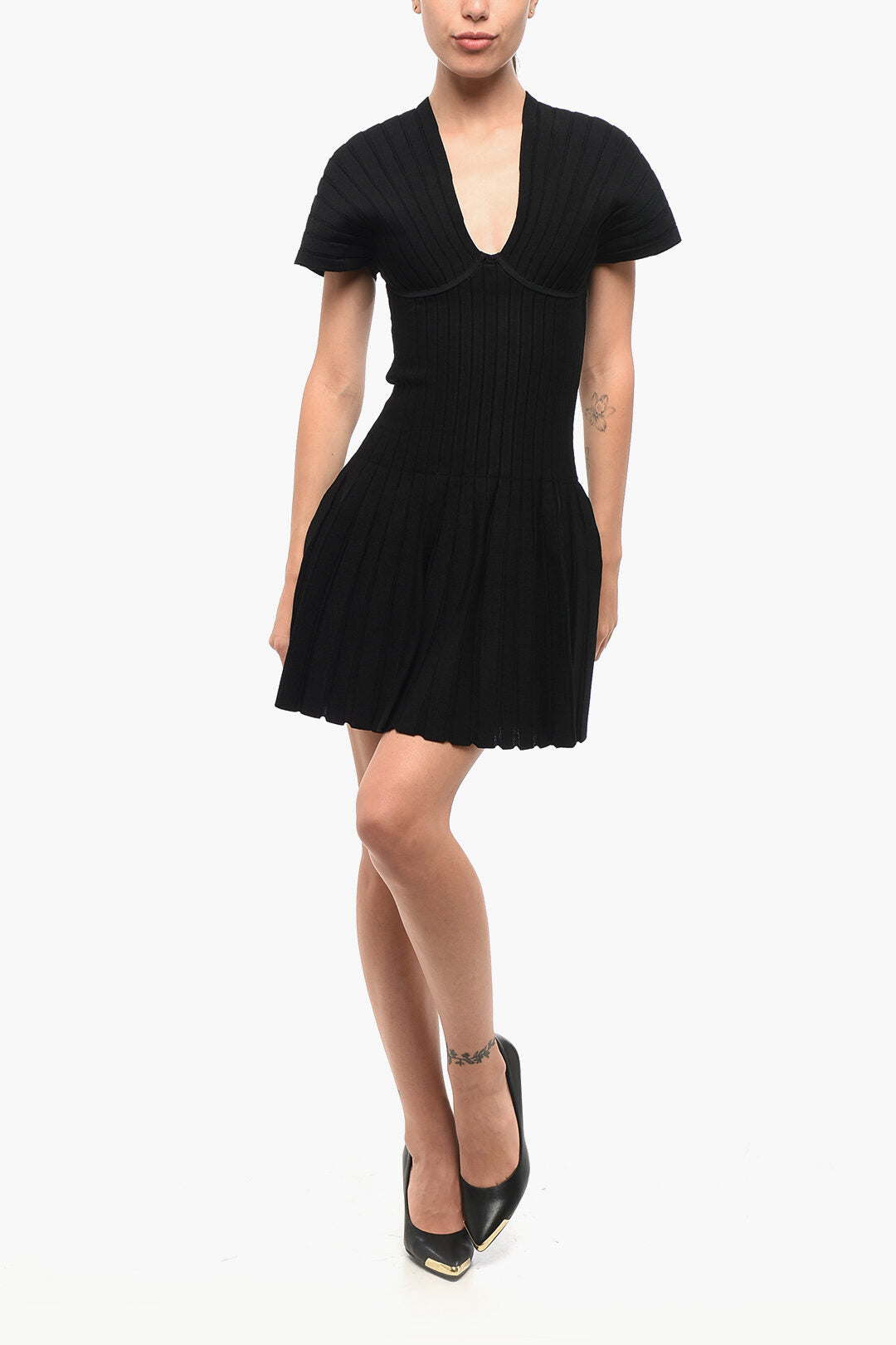 balmain pleated dress Balmain