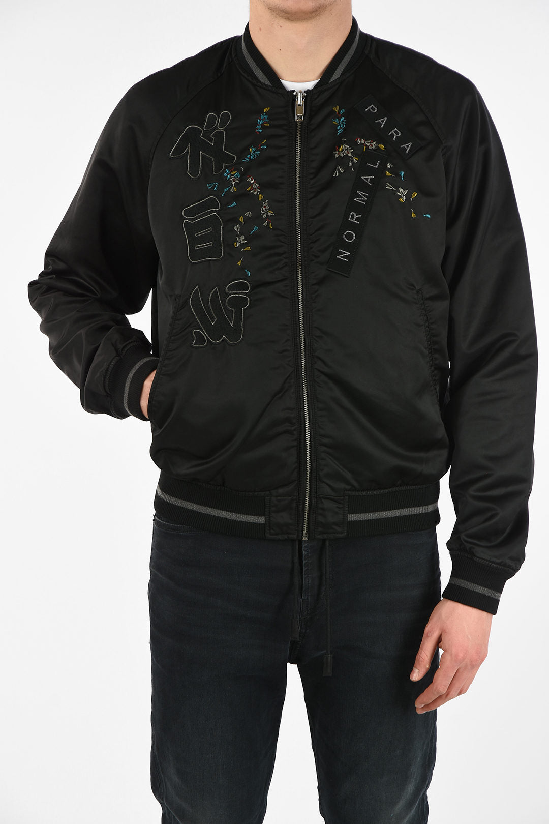 Diesel – Future Embroidered J-NAO-ML Reversible Bomber – Men
