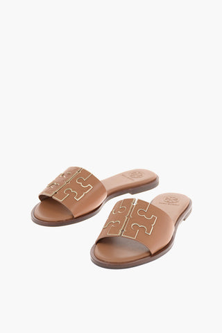 leather INES Slides