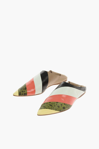Ballerine in pelle Point toe