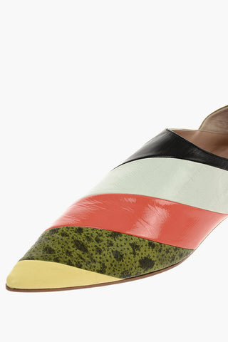 Ballerine in pelle Point toe