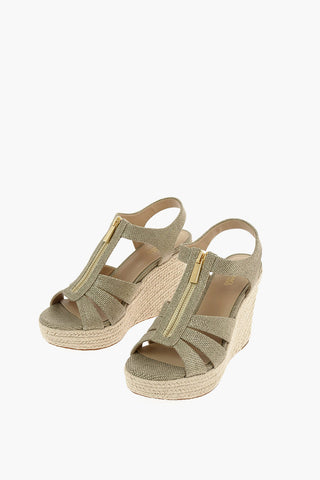 10cm zip closure BERKLEY Wedge espadrilles