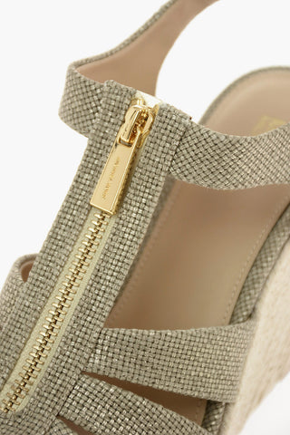 10cm zip closure BERKLEY Wedge espadrilles