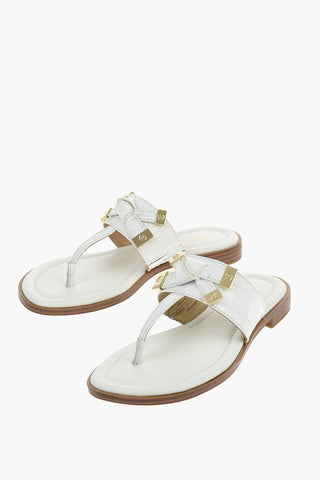 leather RIPLEY thong sandals