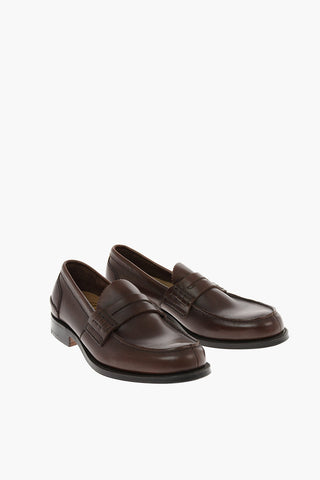 leather PEMBREY loafers