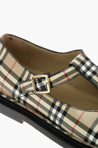 vintage check leather HANNIE Sandals