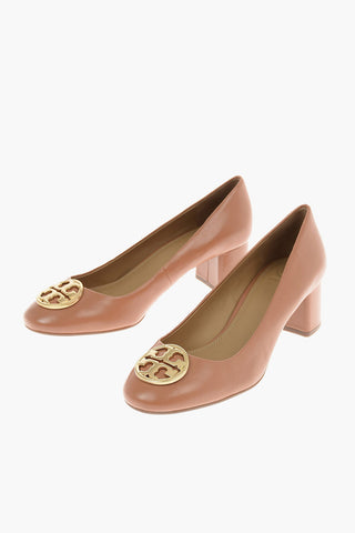 5cm leather CHELSEA Chunky Heel Pumps