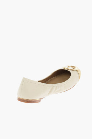 leather Ballet flats
