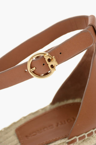 10.5 cm leather SELBY Wedge espadrilles