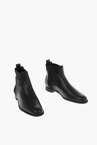 leather Chelsea boots