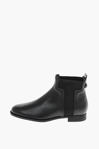 leather Chelsea boots