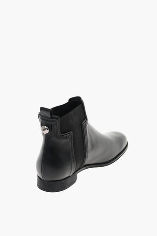 leather Chelsea boots