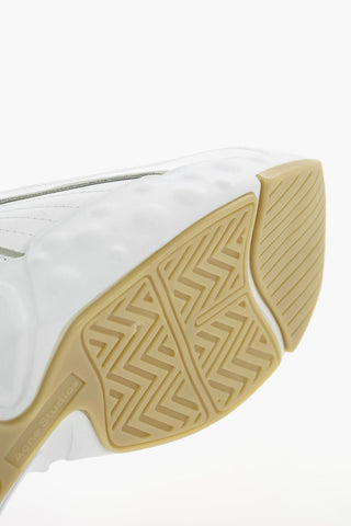 5.5cm leather and fabric MANHATTAN Platform sneakers