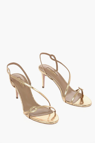 8cm leather SERPENTINE Sandals