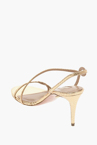 8cm leather SERPENTINE Sandals