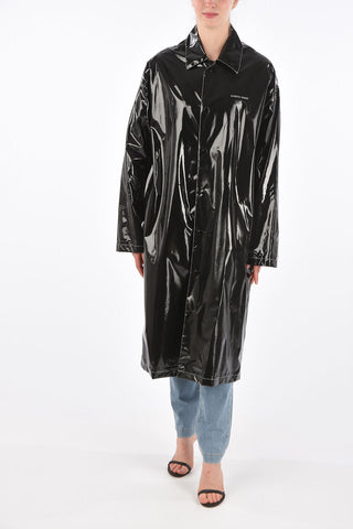  WHITE LINE  Coated Fabric Waterproof Trench