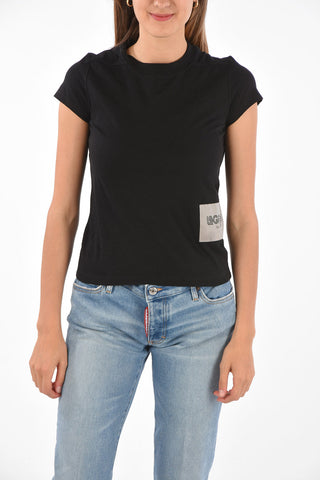 T-Shirt Girocollo con Patch