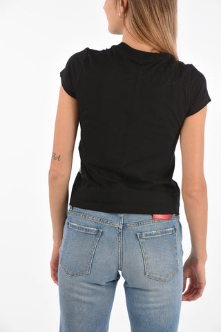 T-Shirt Girocollo con Patch