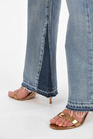 Frayed Hem Bootcut Jeans