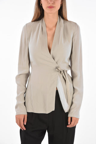 Cardigan Wrap a Maniche Lunghe