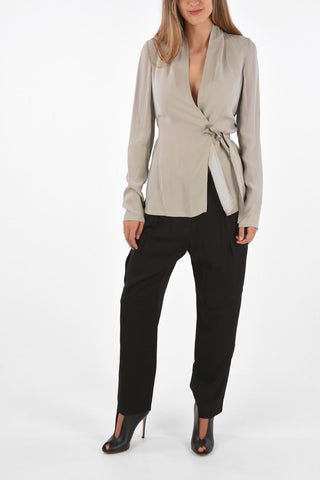 Cardigan Wrap a Maniche Lunghe