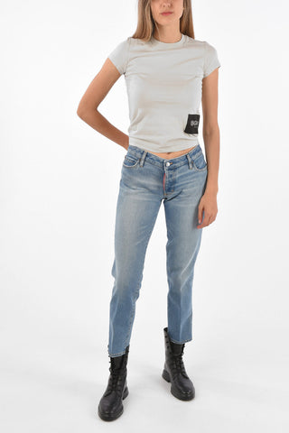 T-Shirt Girocollo con Patch