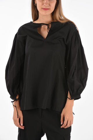 Blusa con Maniche Bombate