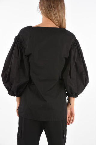 Leg-Of-Mutton Sleeve Blouse