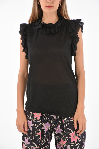 Sleeveless Draped Top