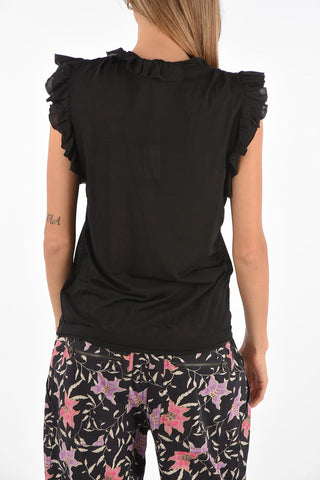 Sleeveless Draped Top