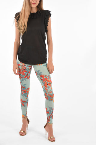 Floral Leggins Fit Pants