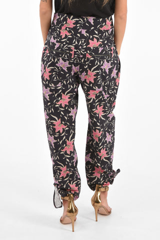 Printed Bow Ankle GAVIAO Pants