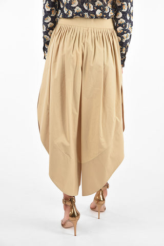 pantalone harem a vita alta e tasca a filetto