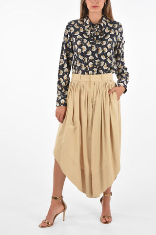 pantalone harem a vita alta e tasca a filetto