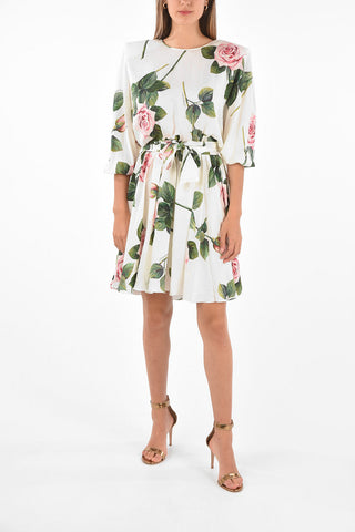 Stretch Silk A-Line Dress