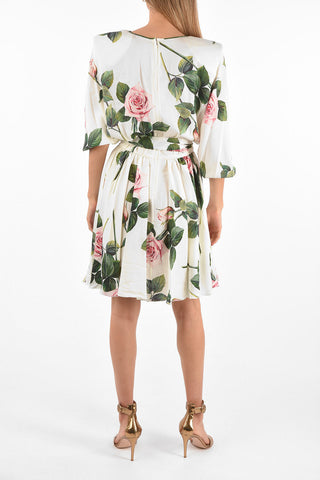 Stretch Silk A-Line Dress
