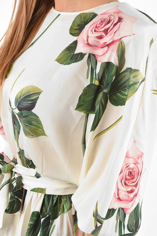 Stretch Silk A-Line Dress