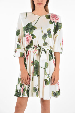 Stretch Silk A-Line Dress