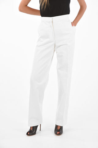 Hidden Closure High Waist Pants 