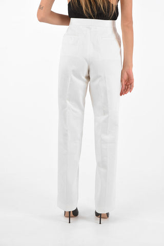 Hidden Closure High Waist Pants 