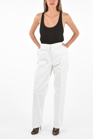 Hidden Closure High Waist Pants 
