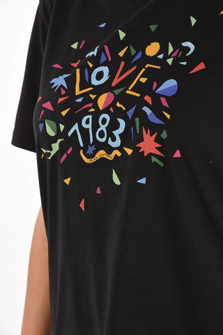 T-shirt LOVE 1983 Stampata
