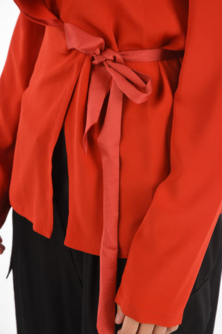 Long Sleeve Wrap Cardigan