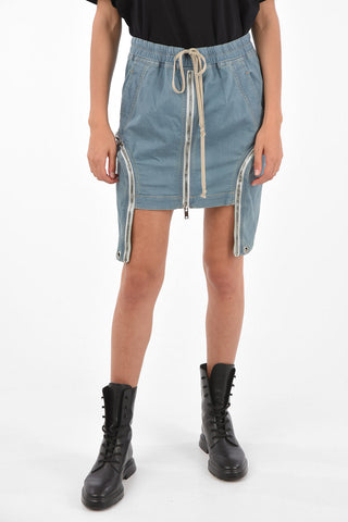 DRKSHDW Drawstring Unstructured Mini-Skirt