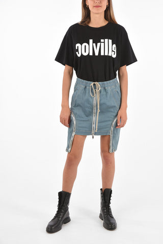 DRKSHDW Drawstring Unstructured Mini-Skirt