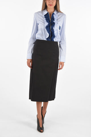 gonna midi con chiusura zip laterale