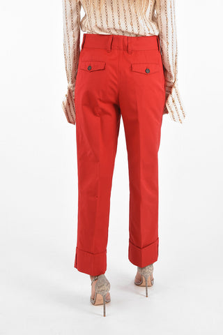 cuffed hem trousers