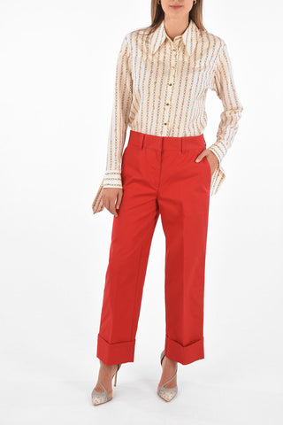 cuffed hem trousers